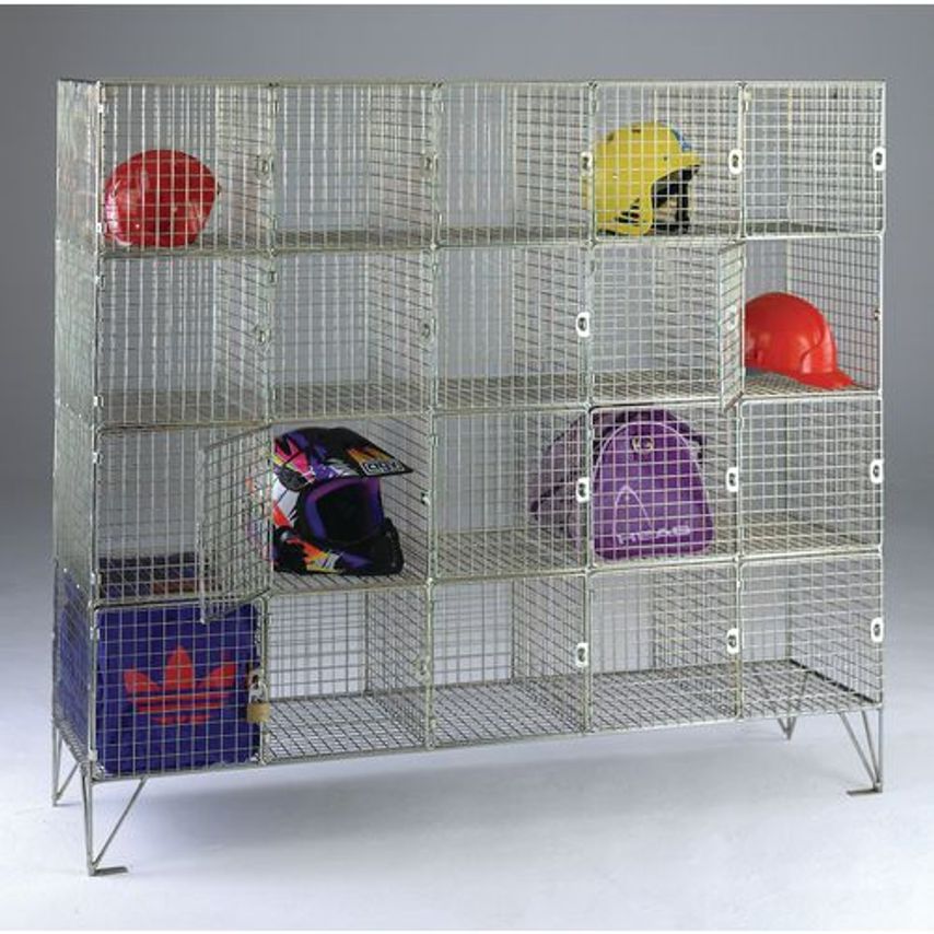 Slingsby Wire Mesh Multi-Compartment Locker No of Compartments 20 (4x5) Depth mm