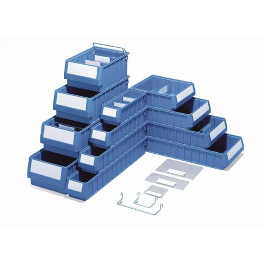 Slingsby Shelf Trays - Blue - Choice of Sizes Length mm 400 Volume Litres 3.8