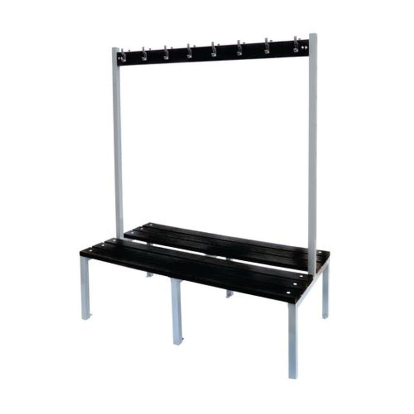 Slingsby Eco Plastic Slat Double Sided Changing Room Bench Length mm 1200 No. of