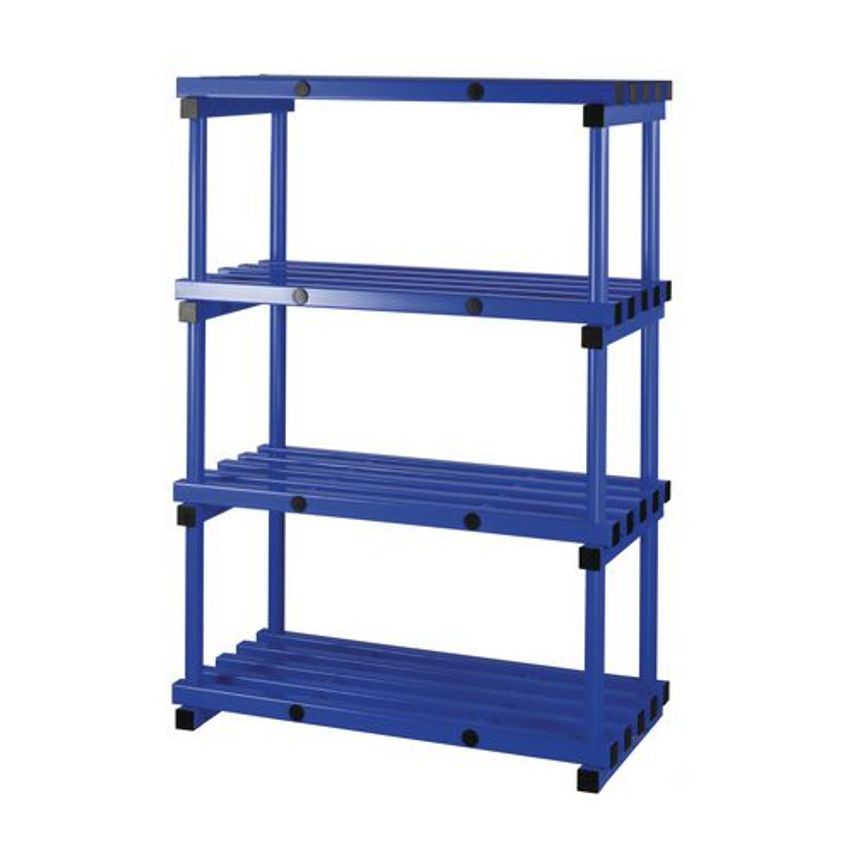 Slingsby Plastic Shelving - Up to 360kg - Static Units - Blue - Choice of 4 Widt