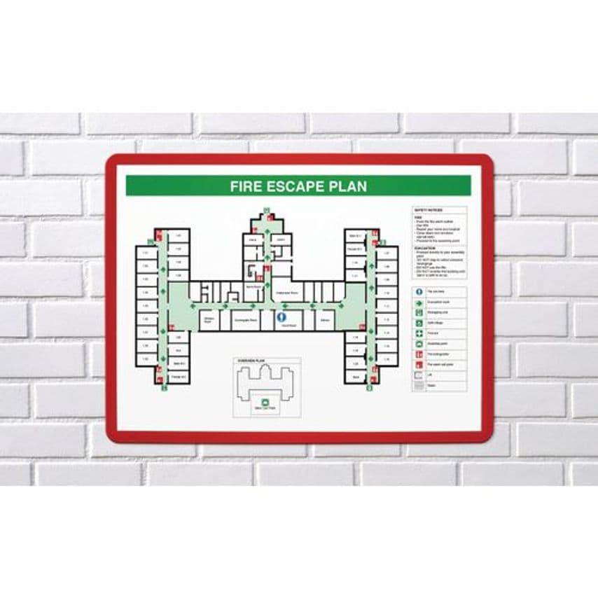 Slingsby Coloured Document Frames - A4 - Magnetic - Red Red Pack of 10 - 390390