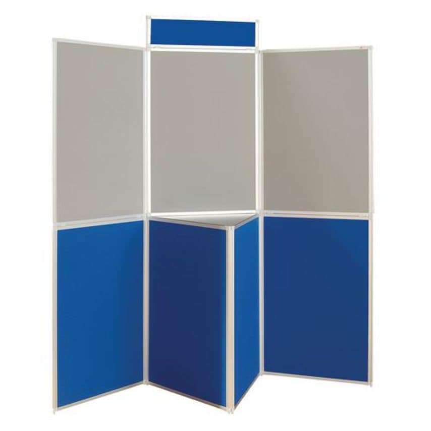 Slingsby Aluminium Framed, Large Panel, Folding Display Panel Kit - 7 Panel and