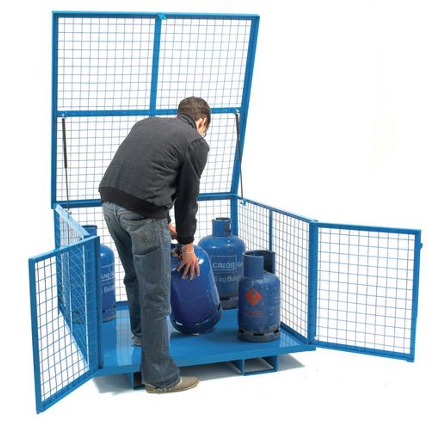 Slingsby Security Cage with A Fork-Lift Base Overall H X W X D mm 830 X 1260 X 1
