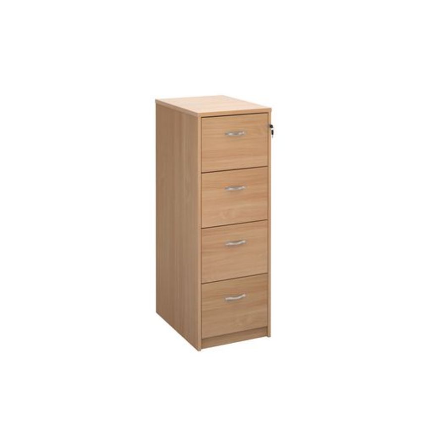 Slingsby Express Office Filing Cabinets - 4 Drawer, Beech