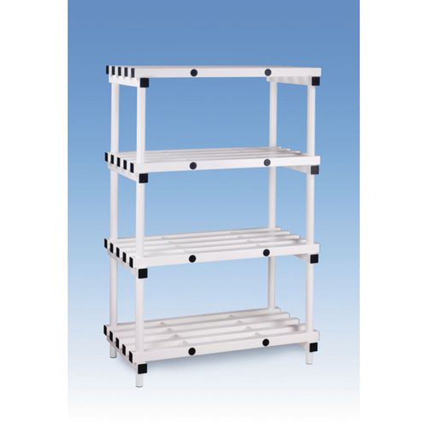 Slingsby Plastic Shelving - Up to 360kg - Static Units - Cream - Choice of 4 Wid