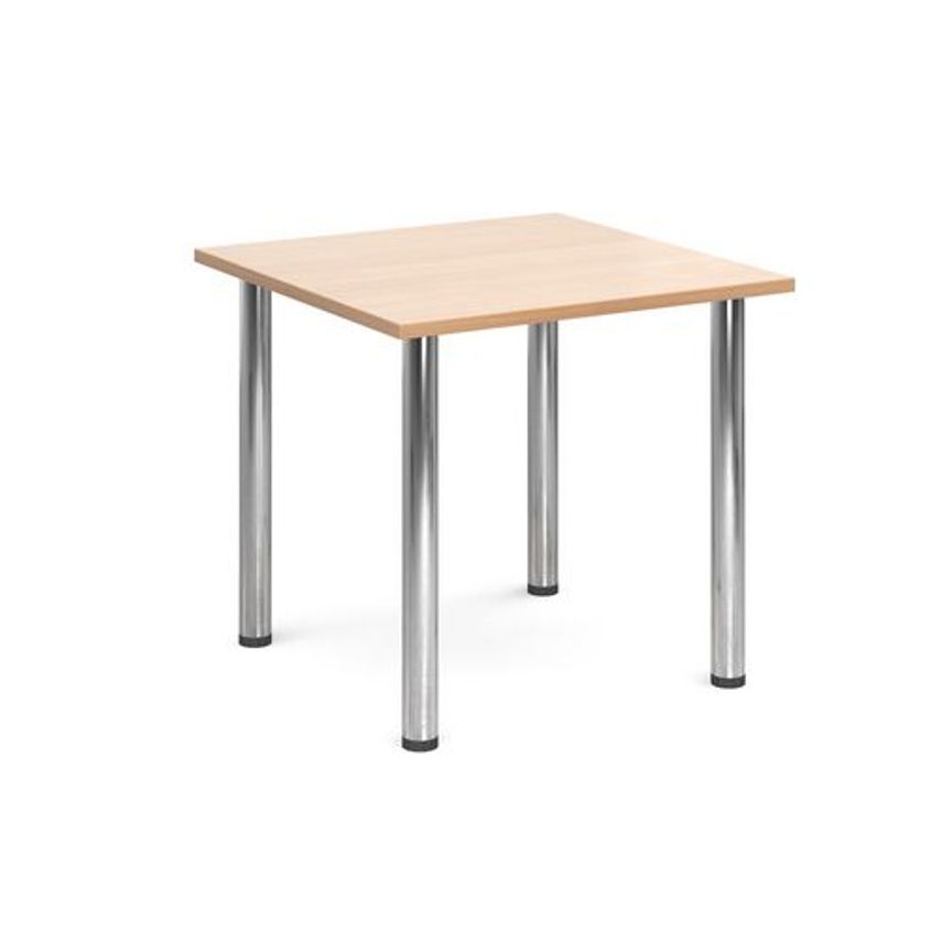 Slingsby Meeting Room Tables with Radial Legs Dims mm 800 X 800 Colour Beech