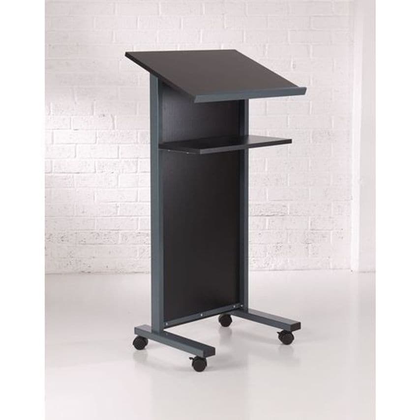 Slingsby Coloured Panel Front Lectern, Black