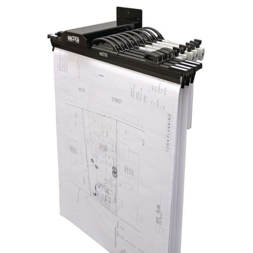 Slingsby Arnos Hang-A-Plan Wall Rack and Binders Kit Type A0 QuickFile Binders N