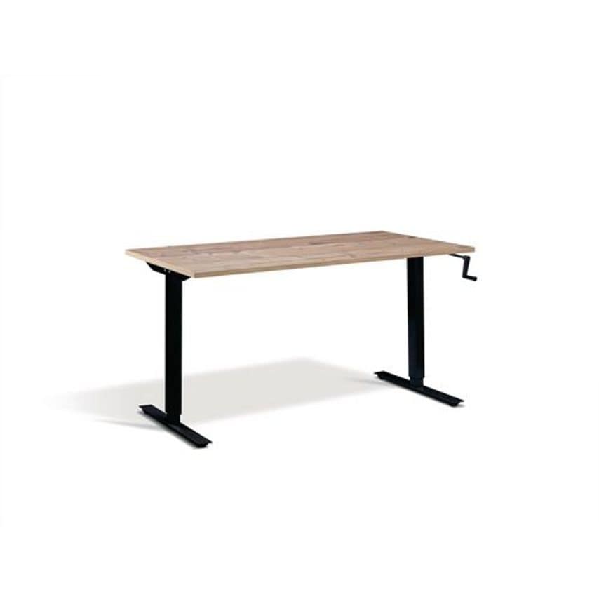 Shop Slingsby Manual Height Adjustable Desk Table Top Colour Timber