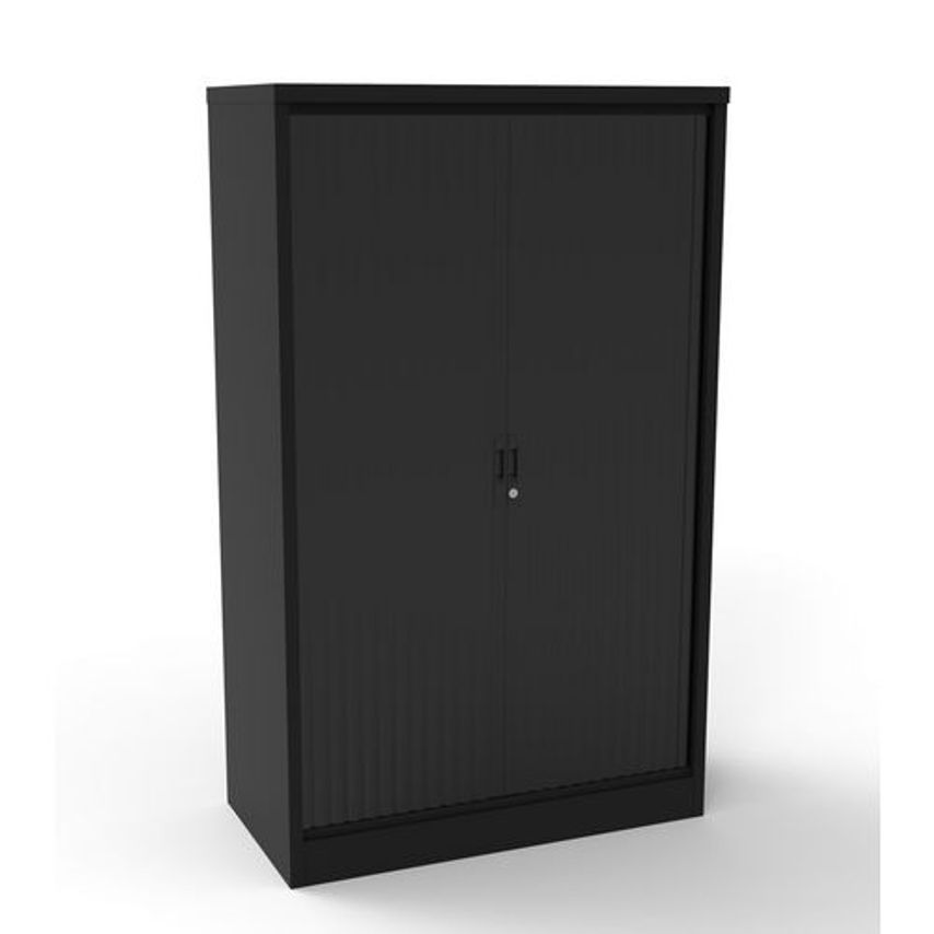 Slingsby Steel Tambour Storage Cupboard Height mm 1651 Width mm 1203 - 421715