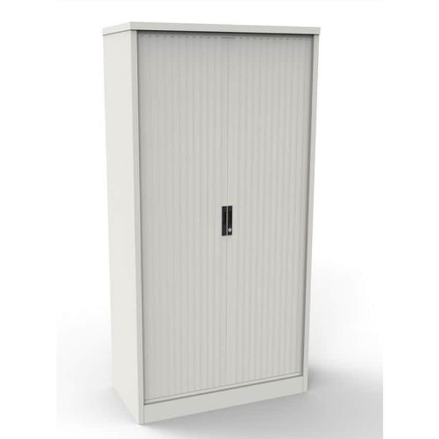 Slingsby Steel Tambour Storage Cupboard Height mm 2000 Width mm 1003 - 421854