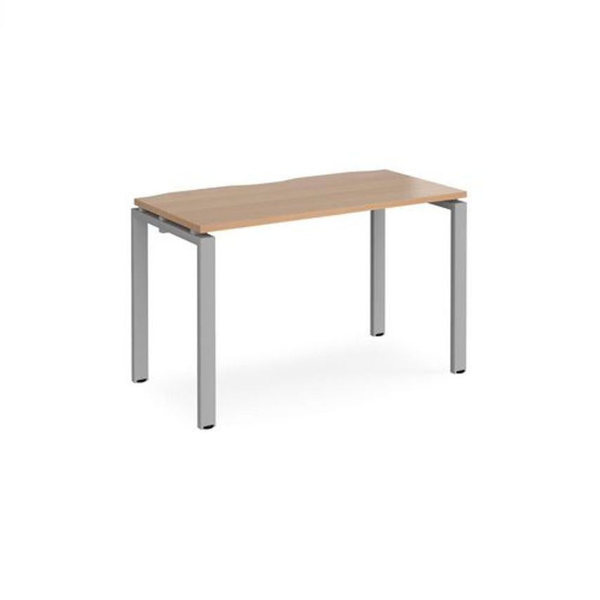 Slingsby Straight Work Desk Width 1200 Leg Colour Silver - 418417