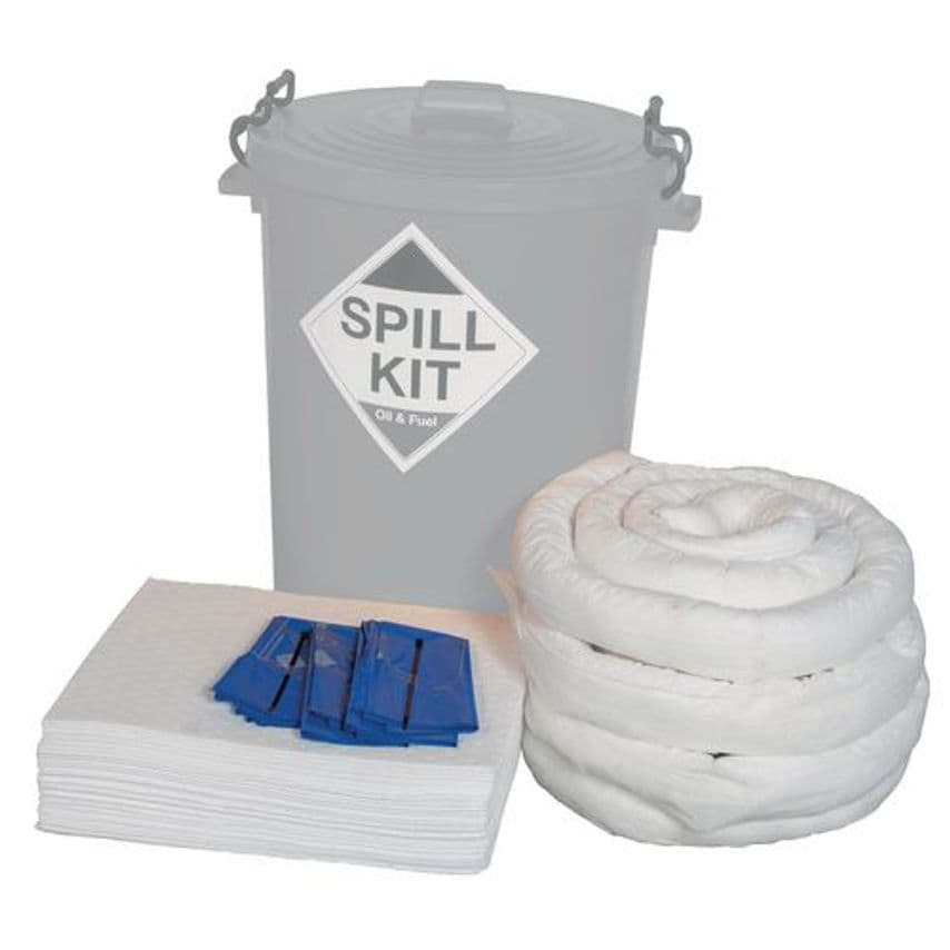 Slingsby Refill Kit for 90L Plastic Drum Spill Kit, Oil and Fuel