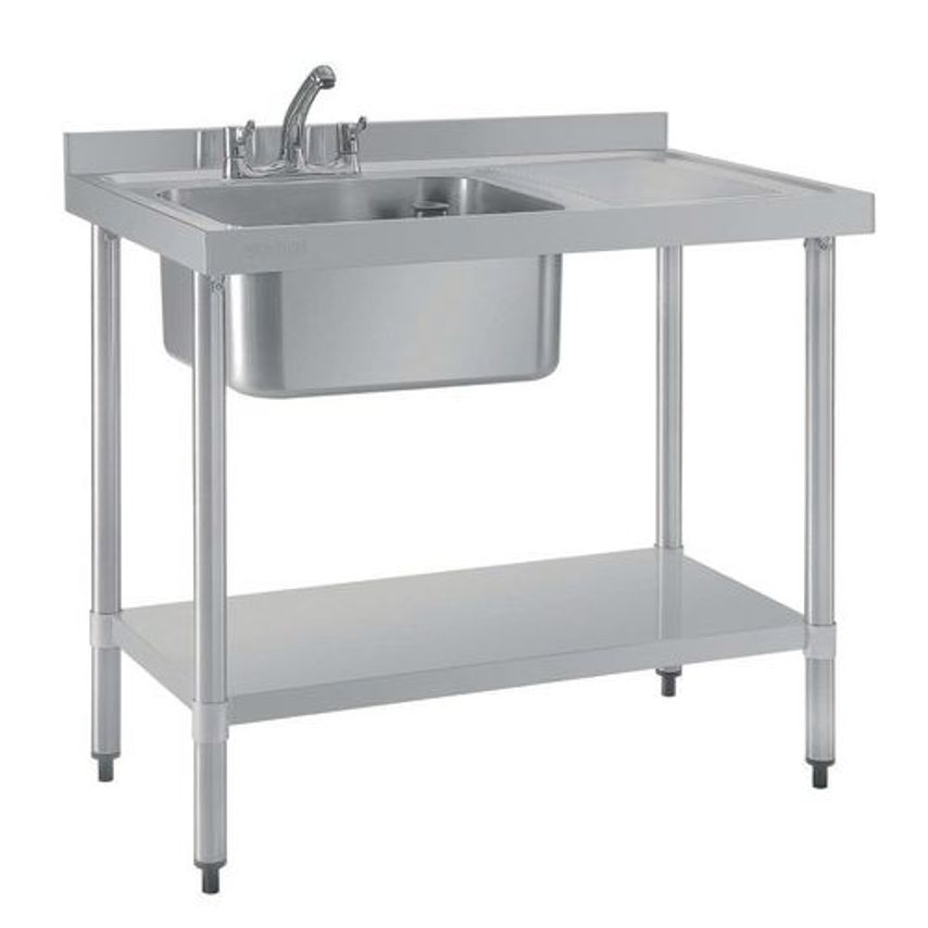 Slingsby Stainless Steel Sink Kits Length mm 1000 Bowl Single - 425007