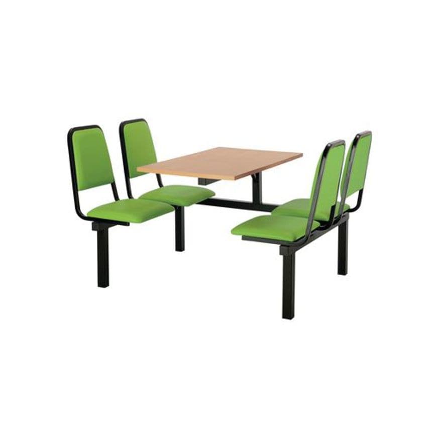 Slingsby Upholstered Fixed Canteen Table and Chairs No. of Seats 4 Access 1 - 41