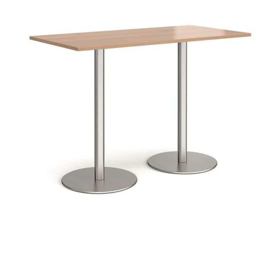 Slingsby Rectangular Standing Meeting Table Colour Beech Width mm 1400