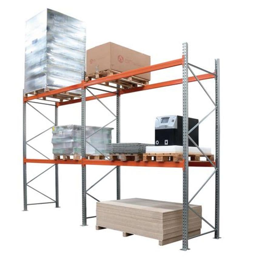 Slingsby Pallet Racking 2 Tier Add on Bay H X W X D mm 3000 X 2700 X 900 Type Ad