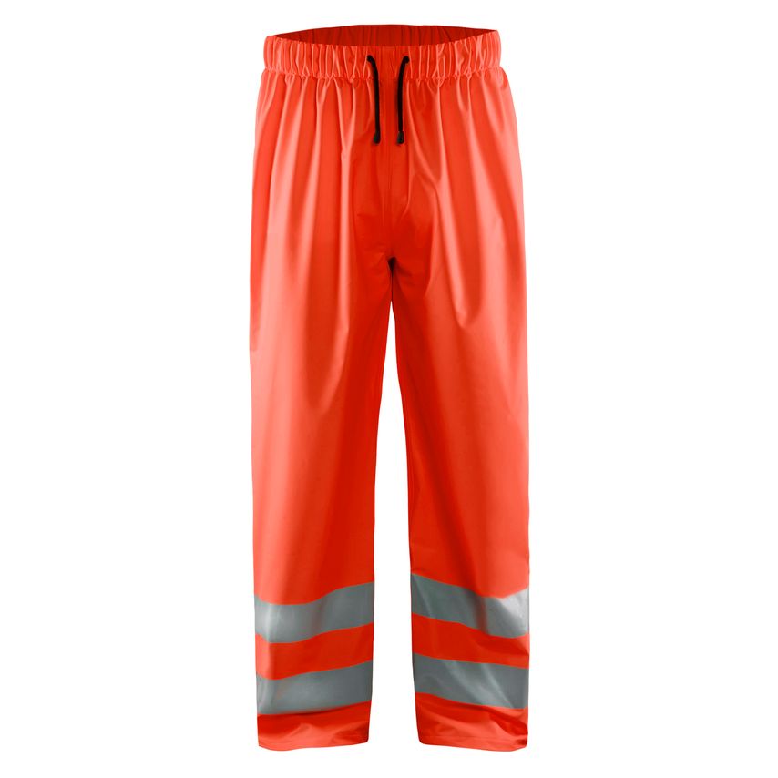 Blaklader Rain Trousers Hi-Vis Level 1 1384 Red Hi-Vis XXL