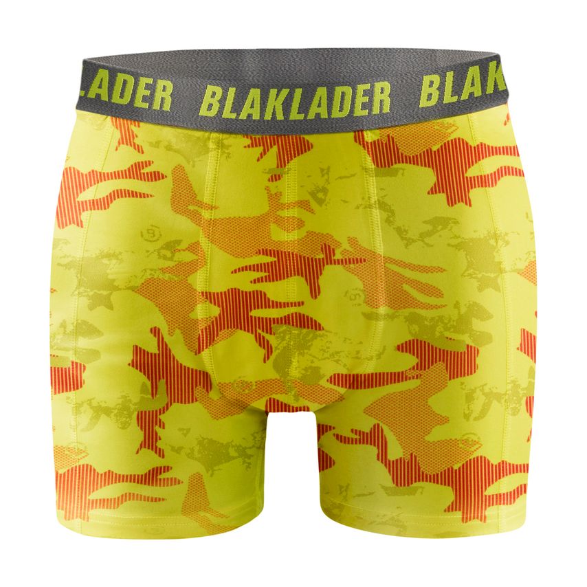 Blaklader Boxer Shorts 2-pack 1886 Vis Yellow Grey XXL