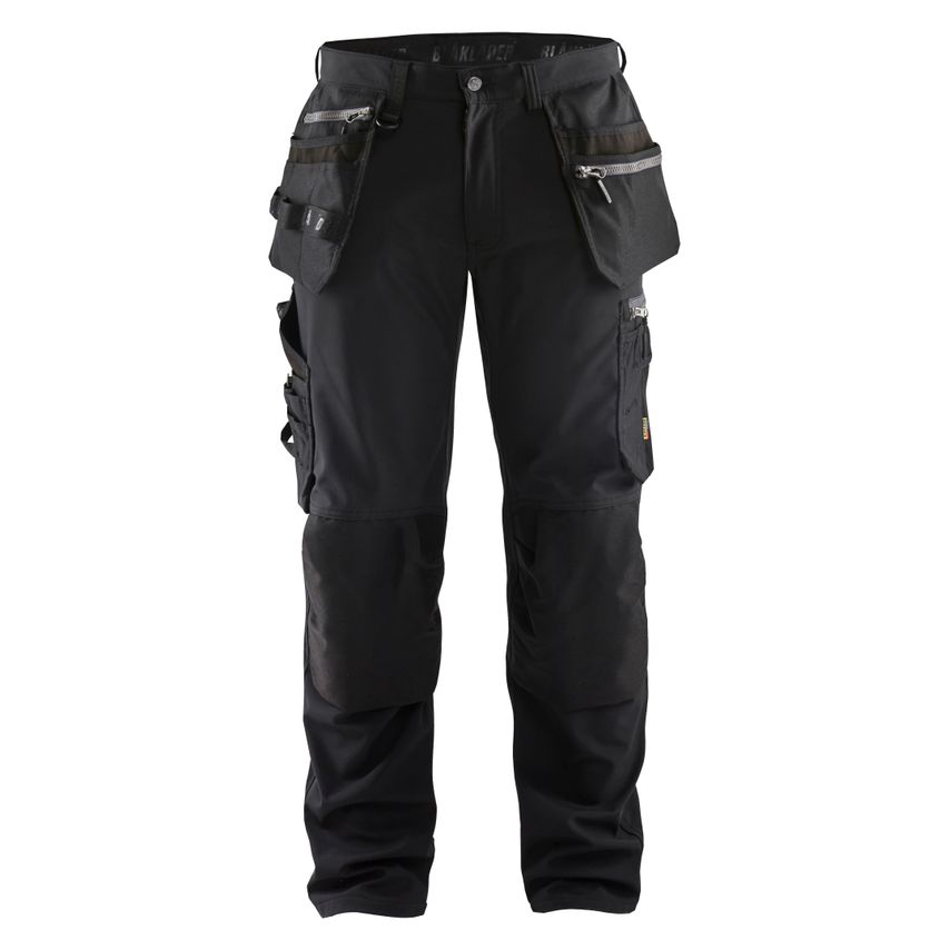 Blaklader Softshell Craftsman Trousers 1805 Black C60 UK-44R