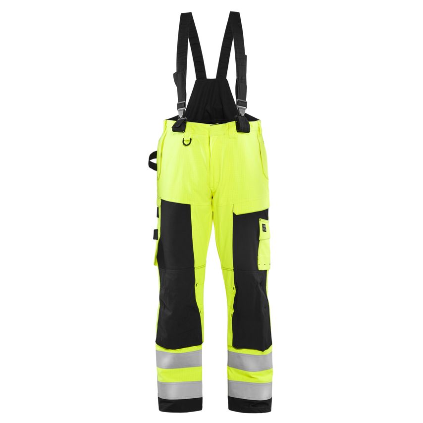 Blaklader Multinorm Winter Trousers 1868 Hi-vis Yellow Navy Blue C60 UK-44R