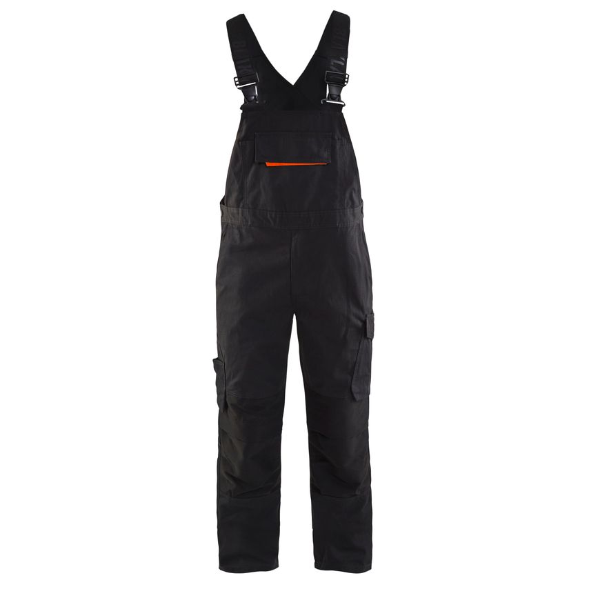 Blaklader Bib Overall with Stretch 2695 Black Red D100 UK-37S