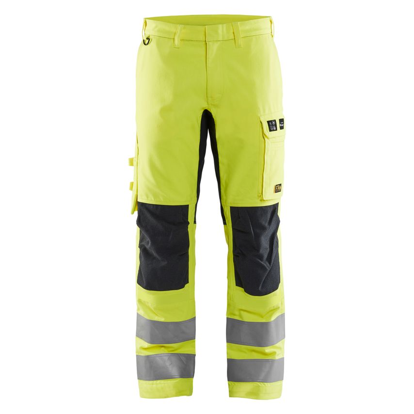 Blaklader Trousers Multinorm Inherent with Stretch 1788 Hi-vis Yellow Navy Blue