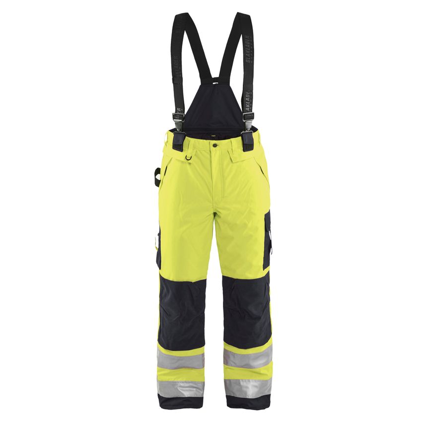 Blaklader Hi-Vis Winter Trousers 1885 Hi-vis Yellow Black C48 UK-33R