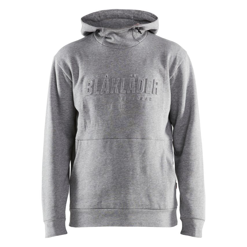 Blaklader Hoodie 3D 3530 Grey Melange M