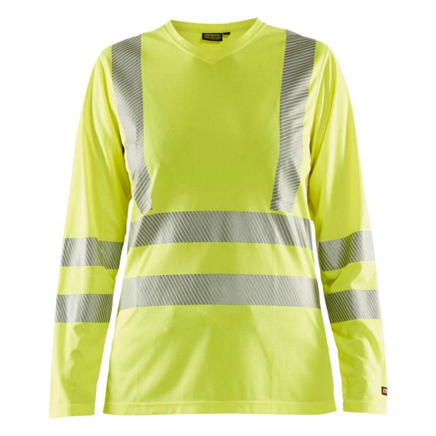 Blaklader Women's Hi-Vis T-Shirt Long Sleeve 3485 Hi-vis Yellow S