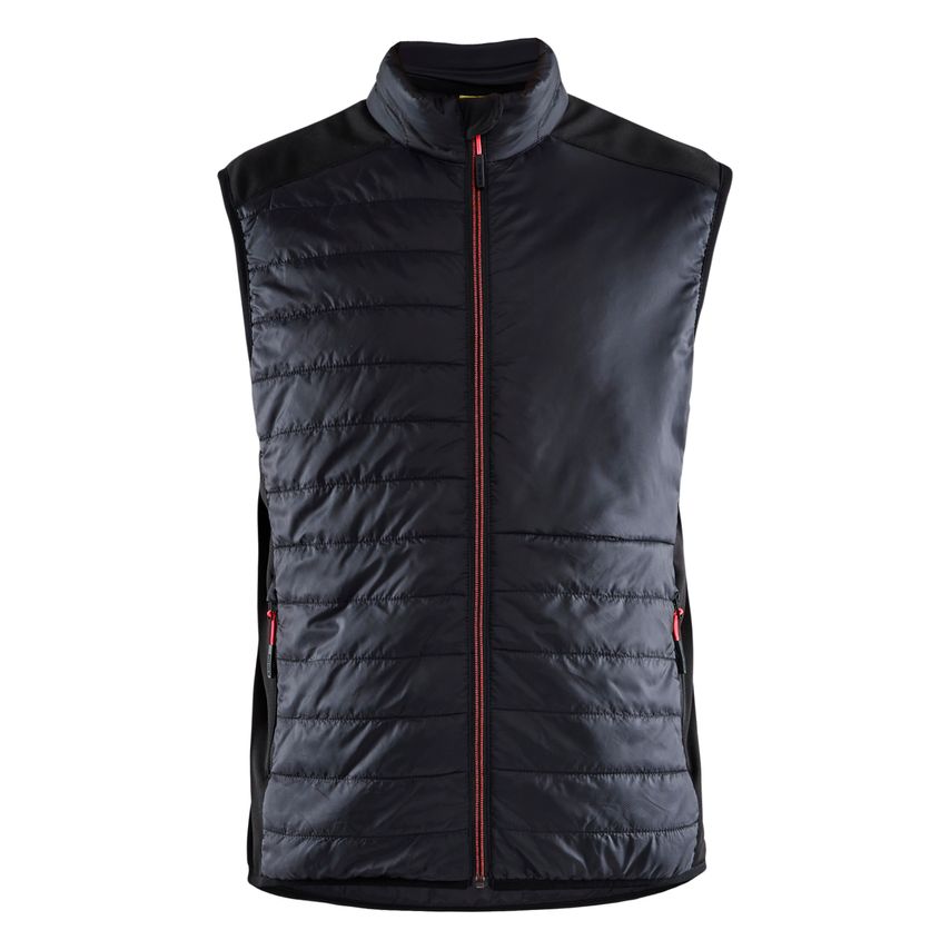 Blaklader Vest Warm-Lined 3863 Black Red S