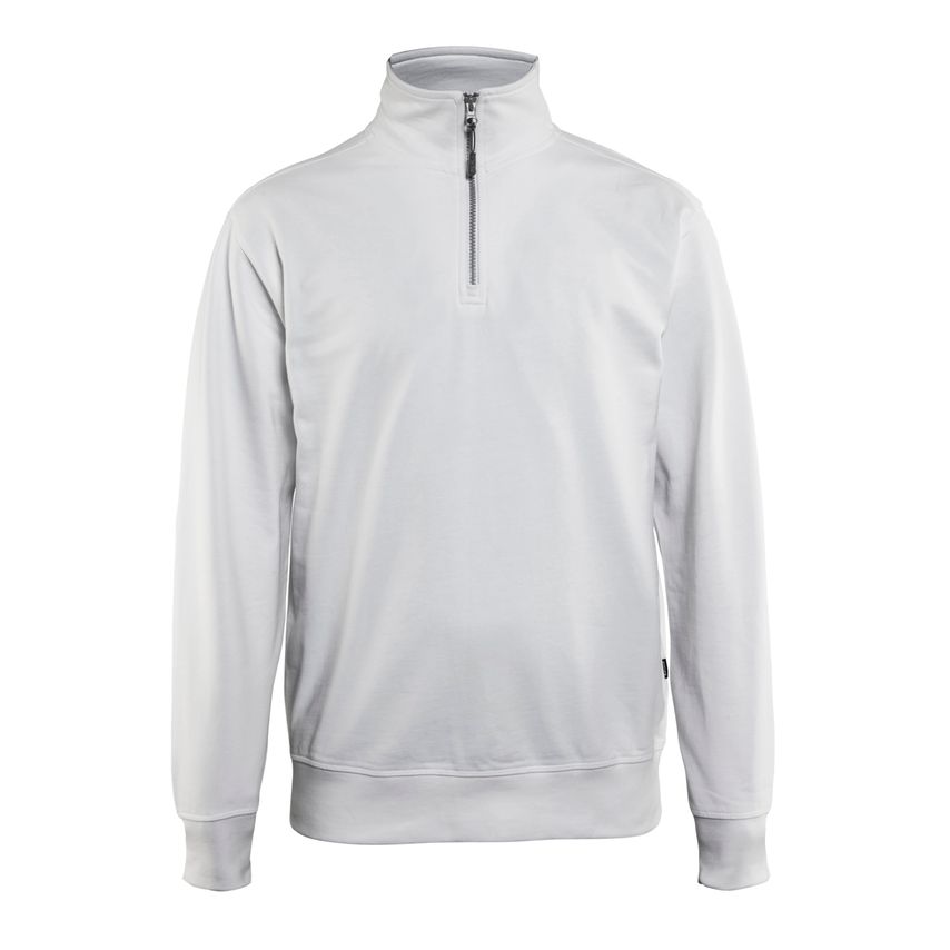 Blaklader Sweatshirt with Half Zip 3369 White S
