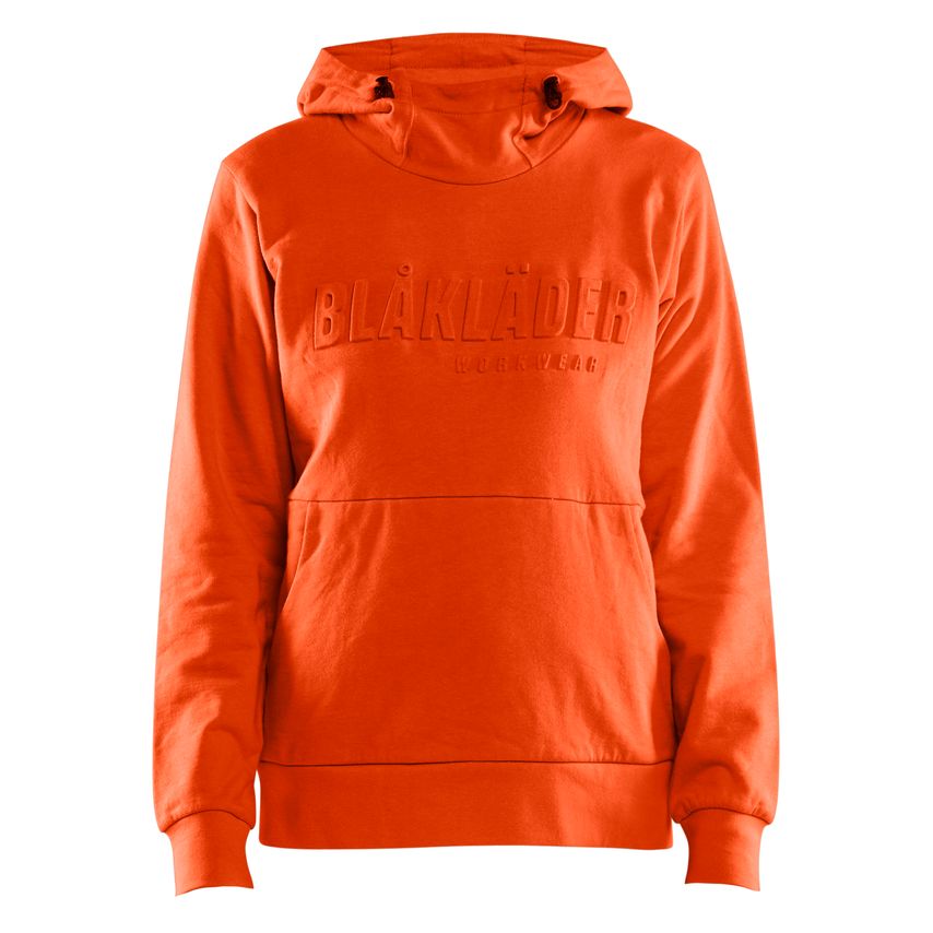 Blaklader Women's Hoodie 3D 3560 Orange Red XXXL