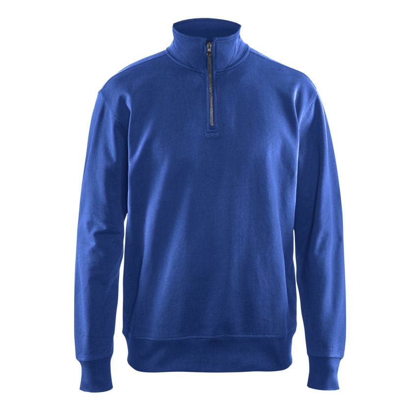 Blaklader Sweatshirt with Half Zip 3369 Cornflower Blue XXXL