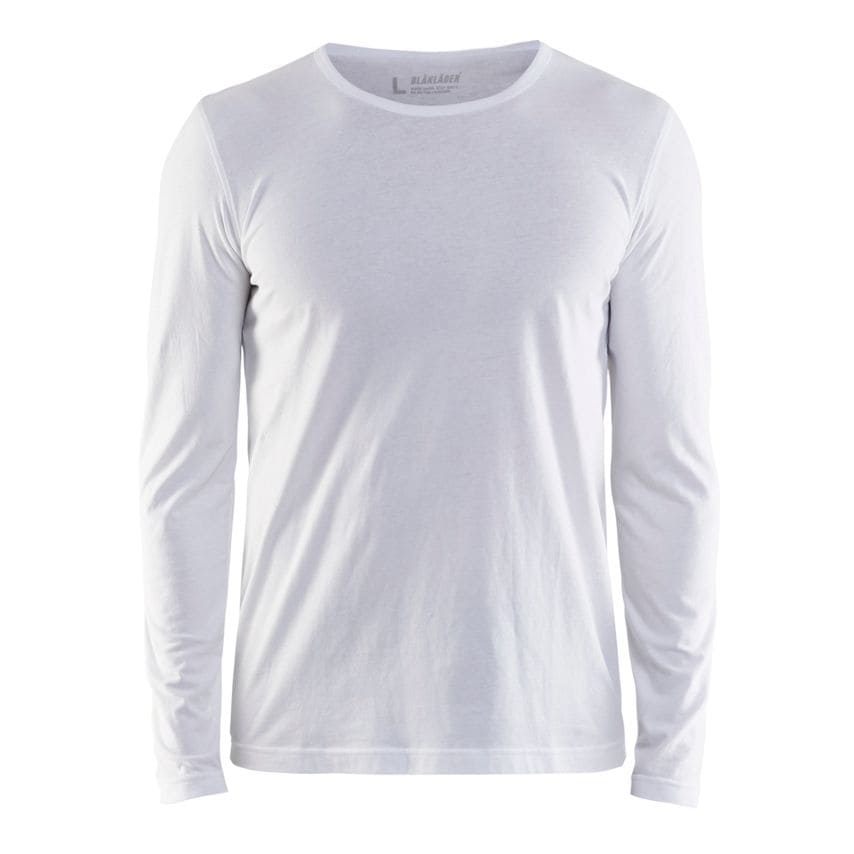 Blaklader T-Shirt Long Sleeved 3500 White Xxxlt