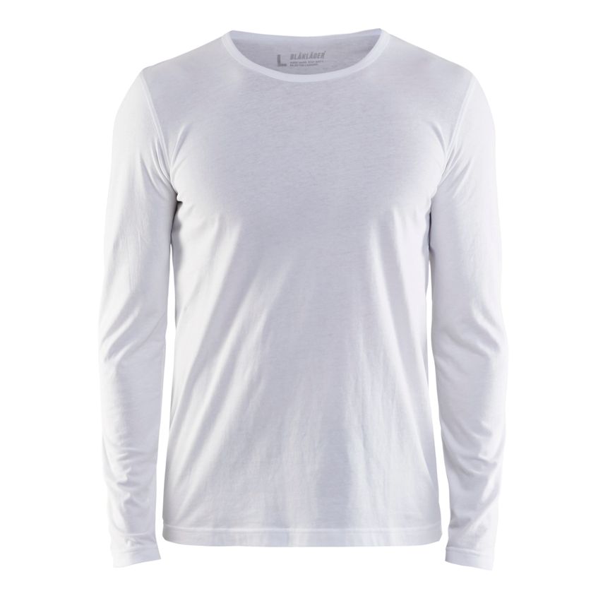 Blaklader T-Shirt Long Sleeved 3500 White XXXL