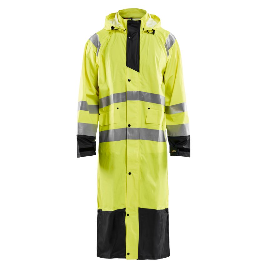 Blaklader Rain Coat Hi-Vis Level 1 4325 Hi-vis Yellow Black XXL