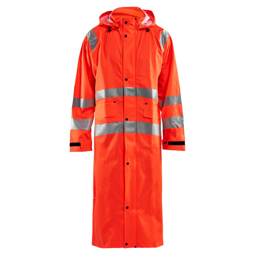 Blaklader Rain Coat Hi-Vis Level 1 4325 Orange XL