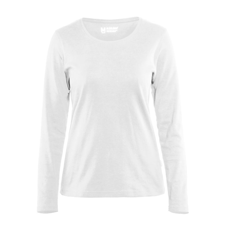 Blaklader Women's Long Sleeved T-Shirt 3301 White XXXL