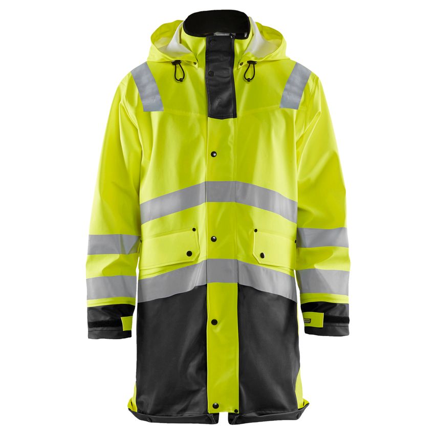 Blaklader Rain Coat Hi-Vis Level 3 4326 Hi-vis Yellow Black XL