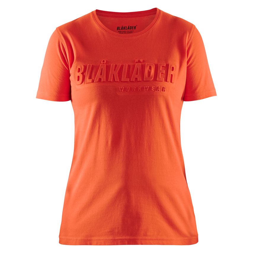 Blaklader Women's T-Shirt 3D 3431 Orange Red L