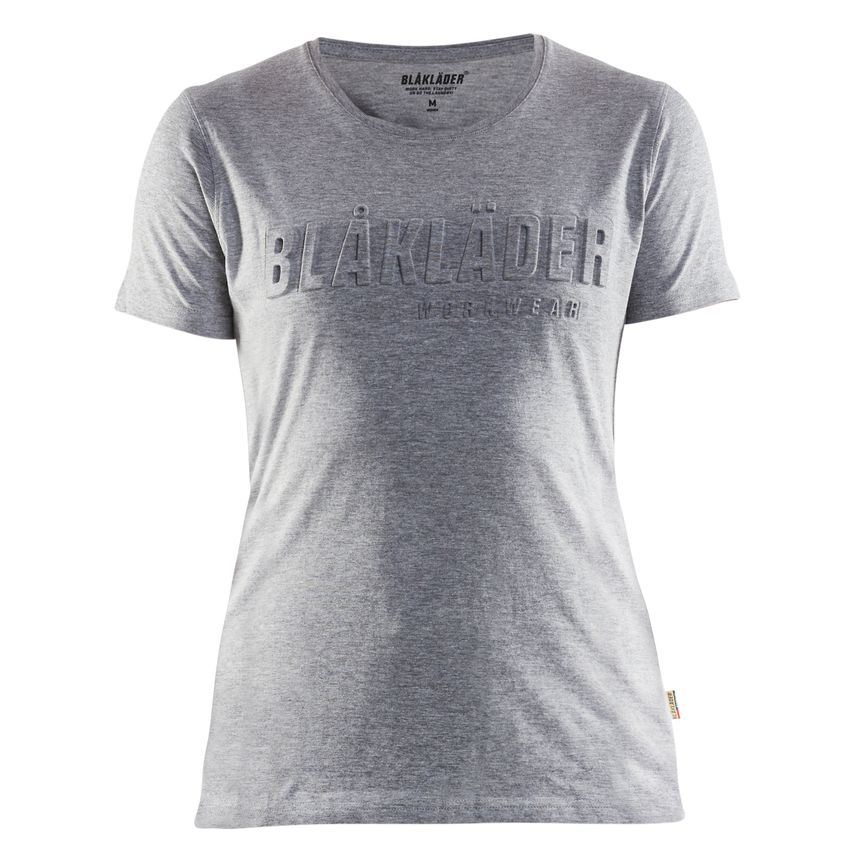 Blaklader Women's T-Shirt 3D 3431 Grey Melange S