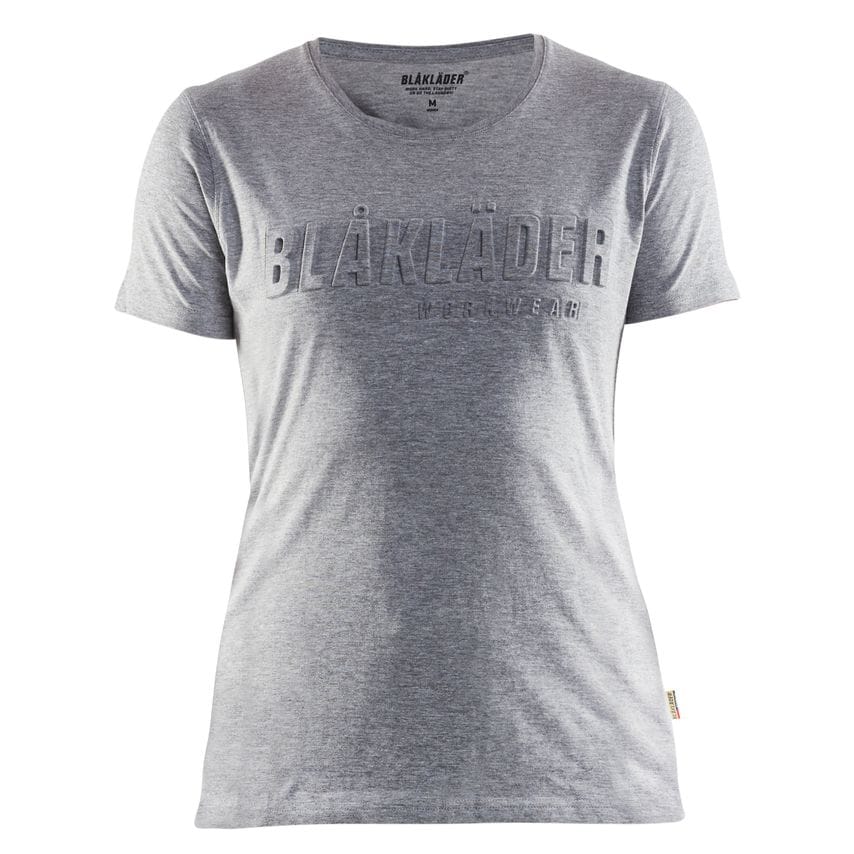 Blaklader Women's T-Shirt 3D 3431 Grey Melange XL