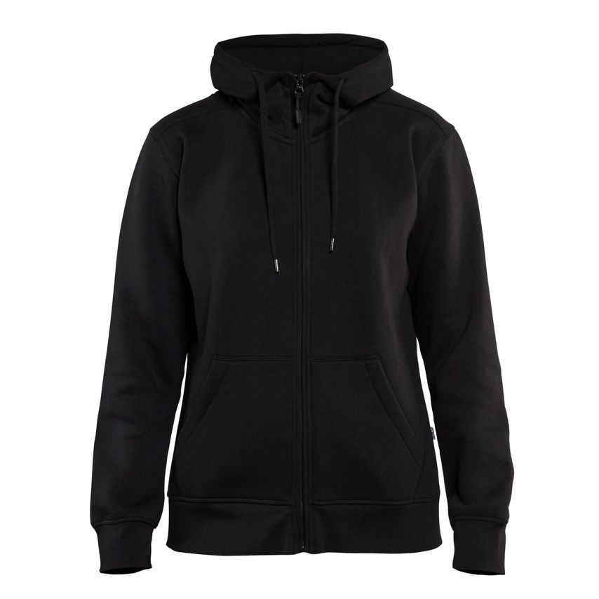 Blaklader Women's Hoodie with Full Zipper 3395 Black S