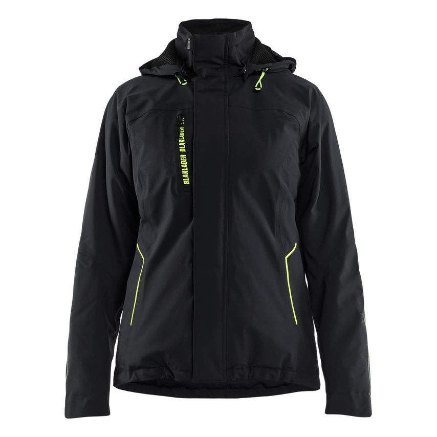 Blaklader Women's Functional Jacket Light-Lined 4-way Stretch 4408 Black Hi-vis