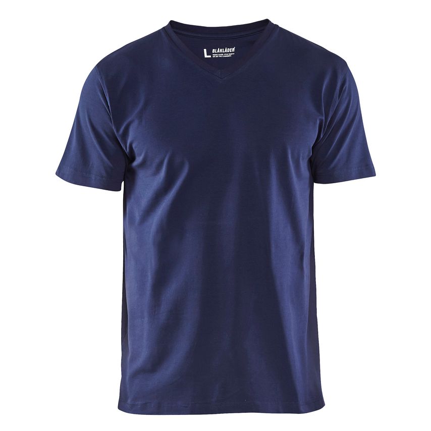 Blaklader T-Shirt, V-Neck 3360 Navy Blue S