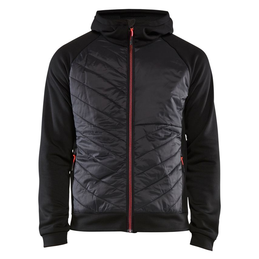 Blaklader Hybrid Sweater 3463 Black Red M