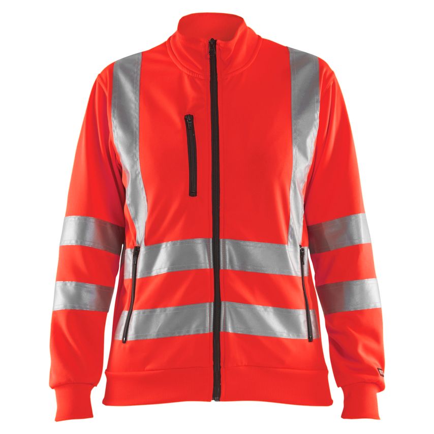 Blaklader Women's Hi-Vis Sweatshirt 3308 Red Hi-Vis XXXL