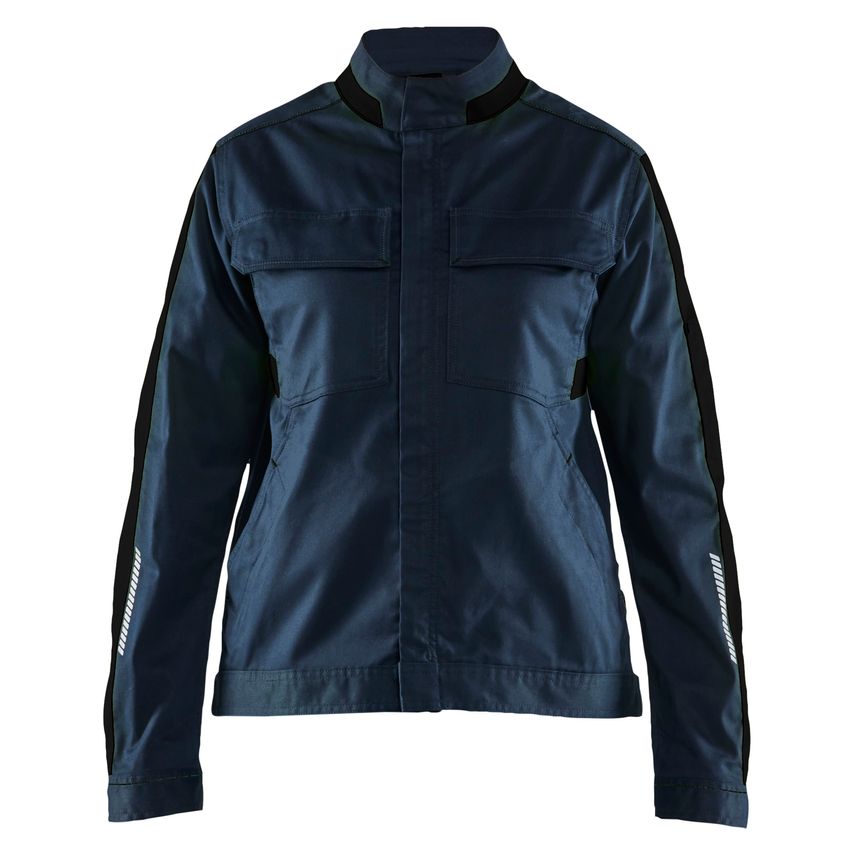 Blaklader Women's Industry Jacket Stretch 4443 Dark Navy Black M