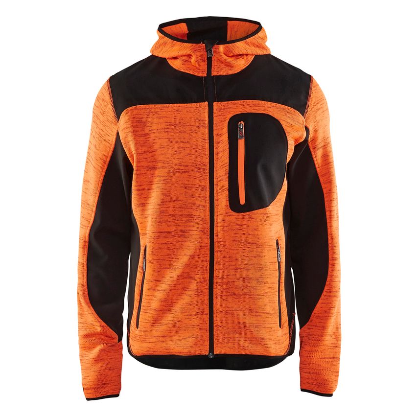 Blaklader Knitted Jacket 4930 Orange Black 4XL